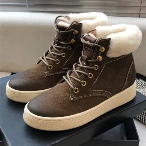 Ugg 2020 Women's Leather Wool Ankle Boots - 어그…