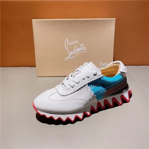 Christian Loubutin 2020 Men's Leather Sneakers… - 1