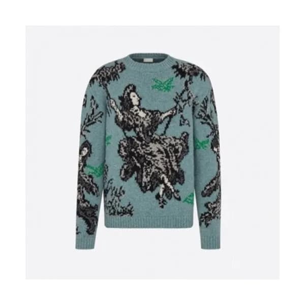 [디올]Dior 2020 Mens Retro Logo Crew-neck Sweaters -… - 1