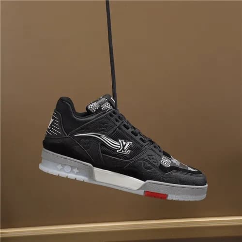 Louis Vuitton 2020 Men's Leather Sneakers - 루이… - 1