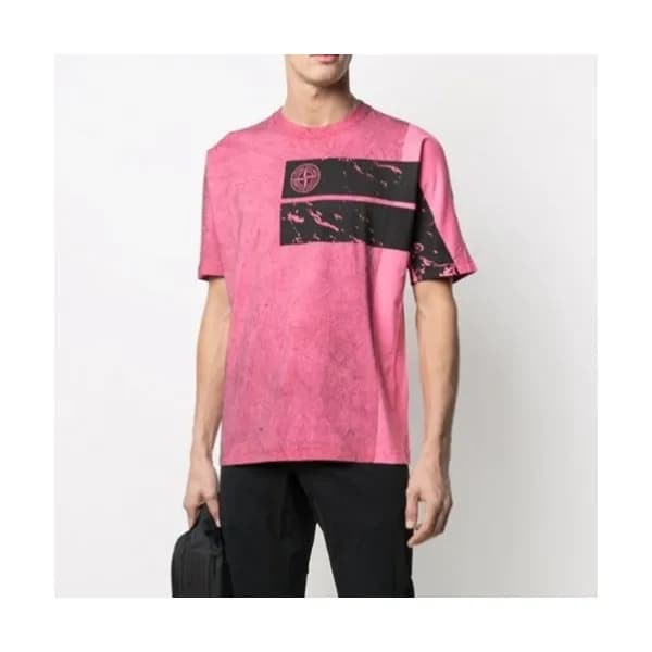 [스톤아일랜드]Stone Island 2021 Mens Crew-neck Cotton Sh… - 1