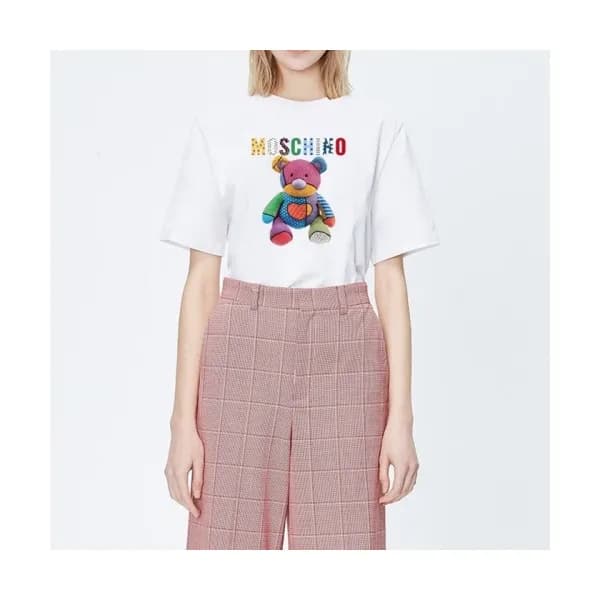 [모스키노]Moschino 2021 Mm/Wm Logo Cotton Short Sleeve… - 1