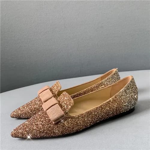 Jimmy Choo 2021 Women's Leather Flat,JIMS0111 … - 1