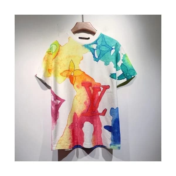 Louis vuitton Mm/Wm Logo Short Sleeved Tshirts Wh… - 1