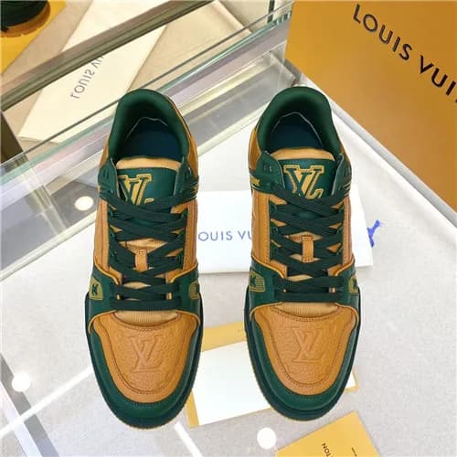 Louis Vuitton 2021 Men's Leather Sneakers,LOUS… - 1