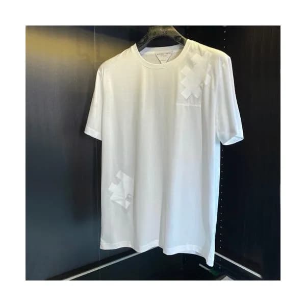 Bottega Veneta Mens Business Short-sleeved Tshirt… - 1