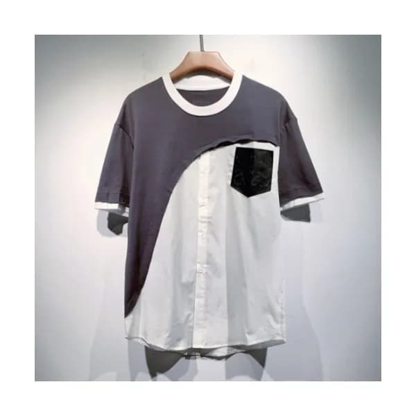 Loewe Mm/Wm Smile Short Sleeved Tshirts Gray - 로에… - 1