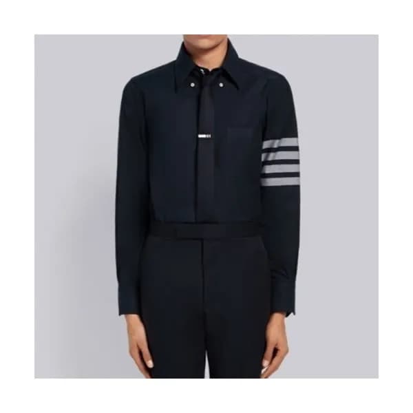 Thom Browne Mens Strap Tshirts Navy - 톰브라운 2021 남… - 1