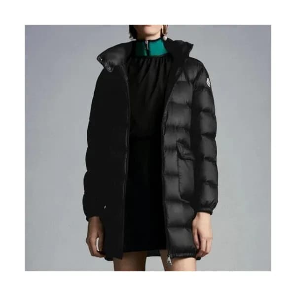 Moncler Womens Patch Logo Modern Duck Down Short… - 1