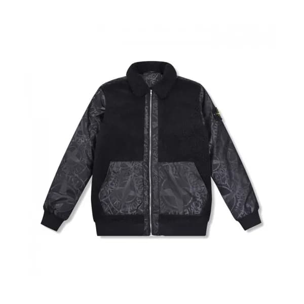 Stone Island Mens Basic Casual Jackets Black - 스… - 1