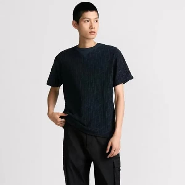 디올 남성 크루넥 반팔티 - Dior Mens Round Tshirt - dio1684x - 1