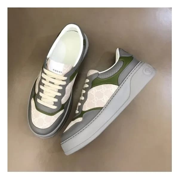 구찌 남/녀 트렌디 그레이 스니커즈- Unisex Gray Sneakers - guc047… - 1
