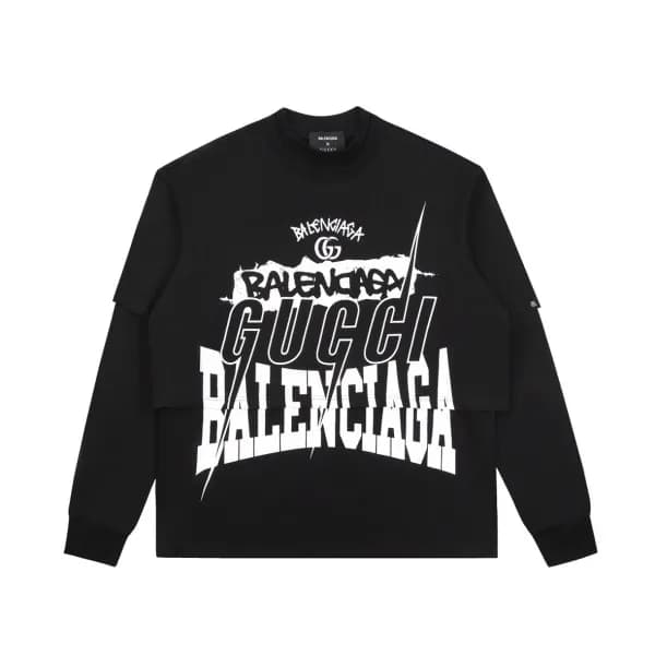 구찌 남성 캐쥬얼 블랙 맨투맨 - Gucci Mens Black Tshirts - Guc0… - 1