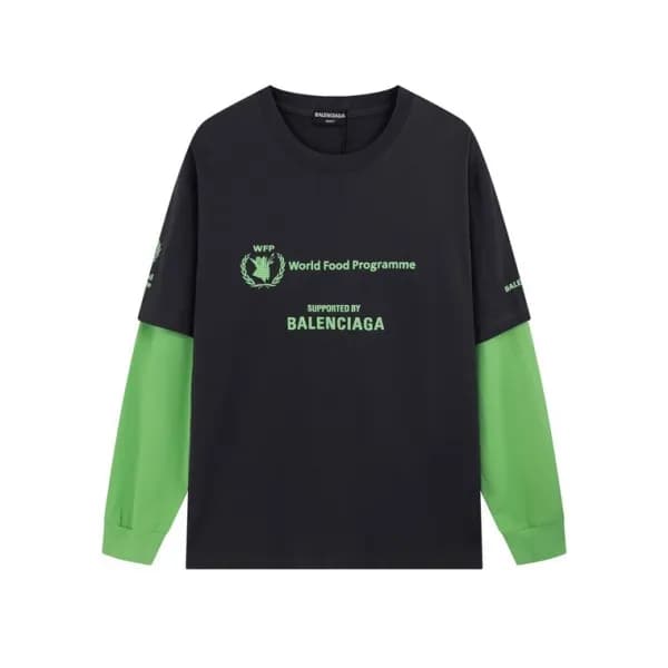 발렌시아가 남성 블랙 맨투맨 - Balenciaga Mens Black Tshirts - … - 1