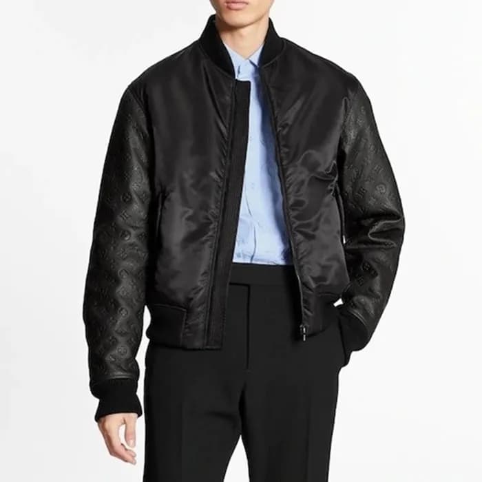 루이비통 남성 가죽 자켓 - Louis vuitton Mens Black Jackets -… - 1