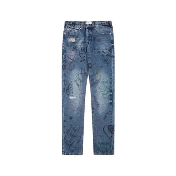 발렌시아가 남성 캐쥬얼 블루 청바지 - Balenciaga Mens Blue Jeans -… - 1
