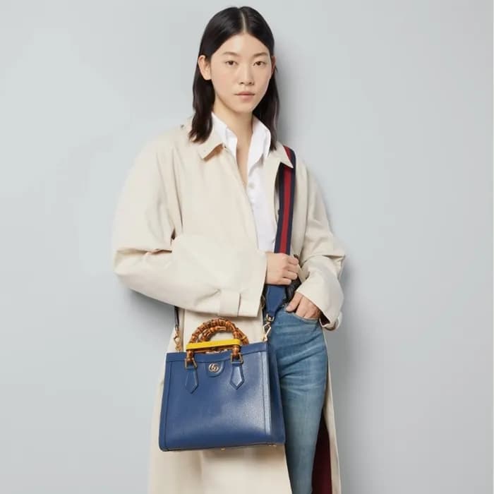 구찌 여성 블루 Diana 크로스백- Gucci Womens Blue Cross Bag -… - 1