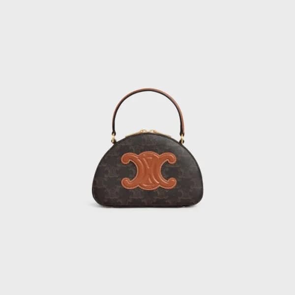 셀린느 여성 브라운 미니 로크 트럼펫 - Celine Womens Brown Lock Tr… - 1