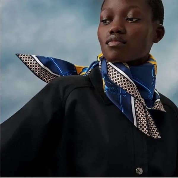 에르메스 여성 블루 스카프 - Hermes Womens Blue Scarf - he489x - 1