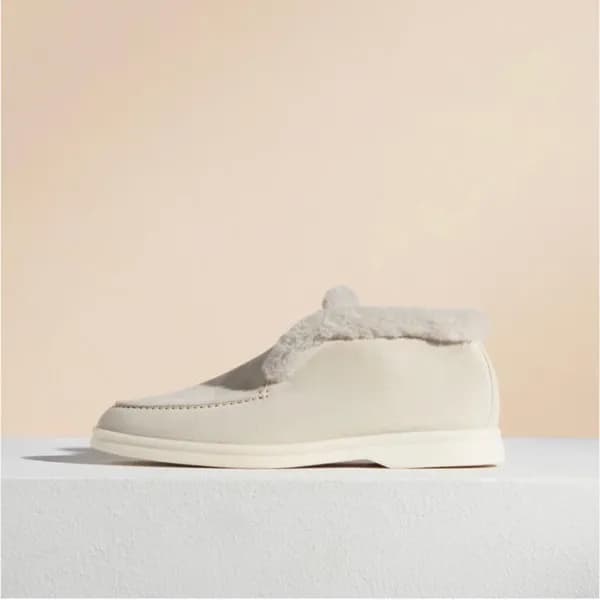 로로피아나 여성 그레이 로퍼 - Loro Piana Womens Gray Loafer - … - 1