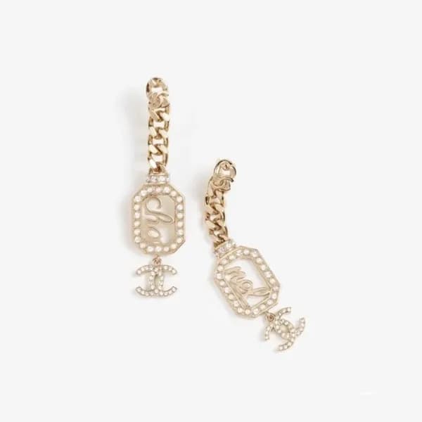 샤넬 여성 골드 이어링 - Chanel Womens Gold Earring - acc599… - 1