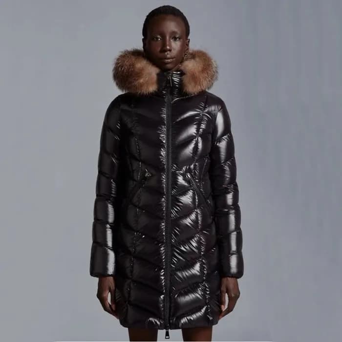 몽클레어 여성 블랙 롱 패딩 - Moncler Womens Black Down Paddin… - 1