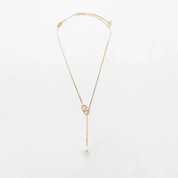 발렌티노 여성 골드 목걸이 - Valentino Womens Gold Necklace - … - 1