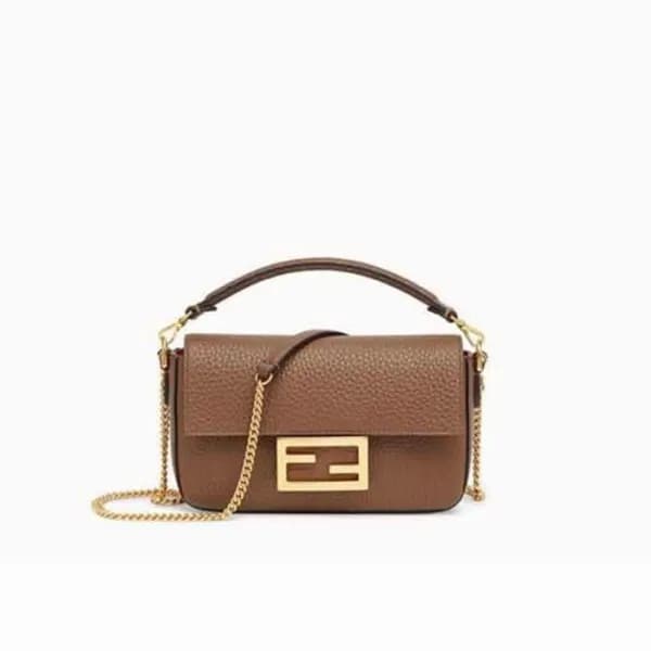 펜디 여성 미니 브라운 바게트 백 - Fendi Womens Baguette Bag - f… - 1