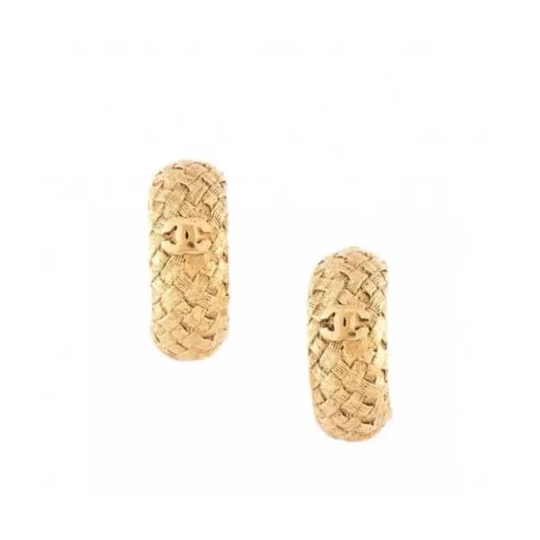 샤넬 여성 골드 이어링 - Chanel Womens Gold Earring - acc190… - 1
