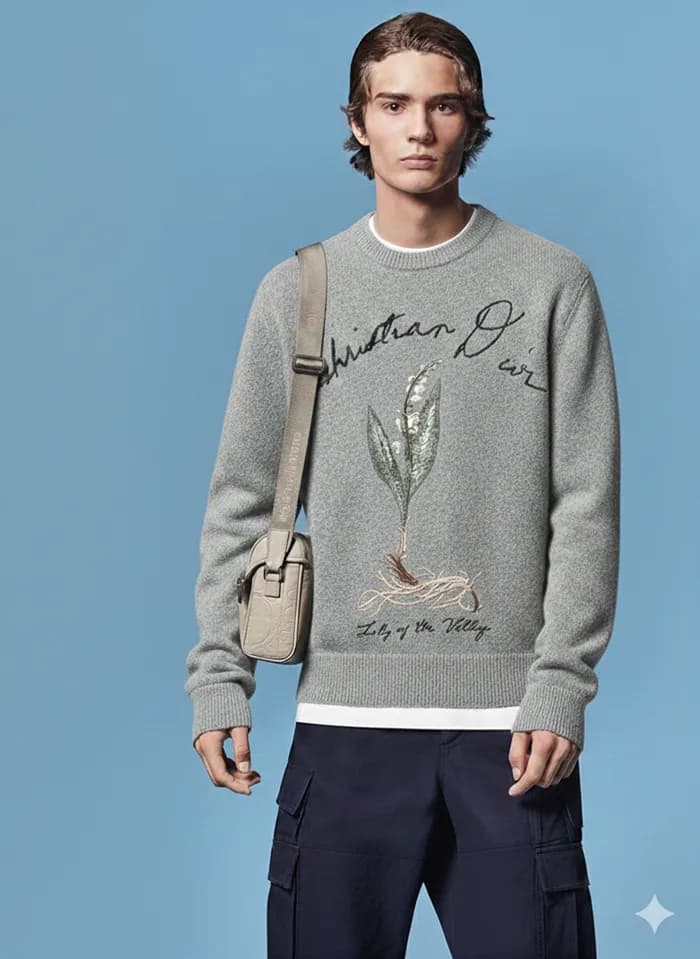 디올 남성 라운드 니트 - Dior Mens Round Knitwear - dic1489x - 1