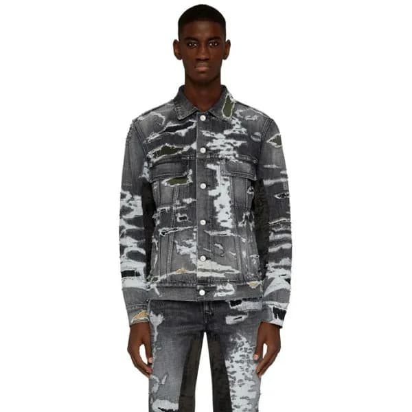 지방시 남성 데님 자켓 - Givenchy Mens Denim Jacket - gic332… - 1