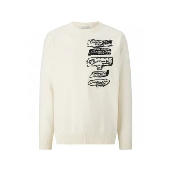 디올 남성 라운드 스웨터 - Dior Mens Round Knitwear - dic4296… - 1