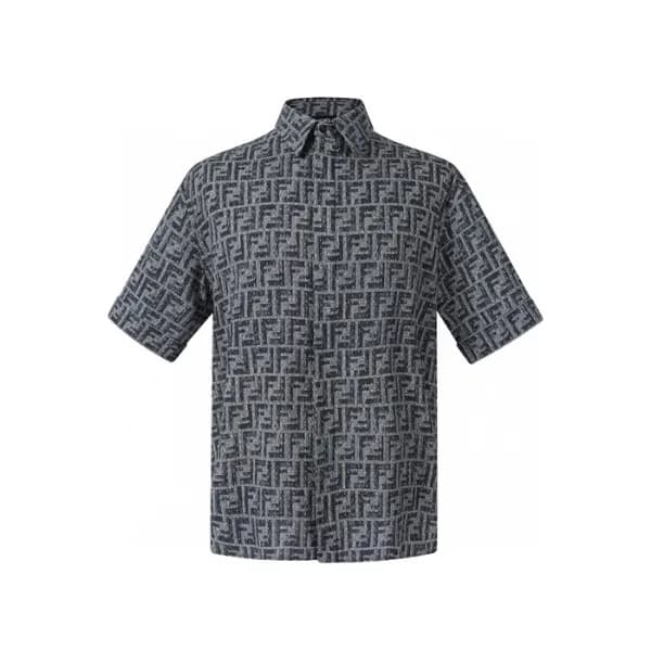 펜디 남성 FF 반팔 셔츠 - Fendi Mens FF Shirts - fec6953x - 1