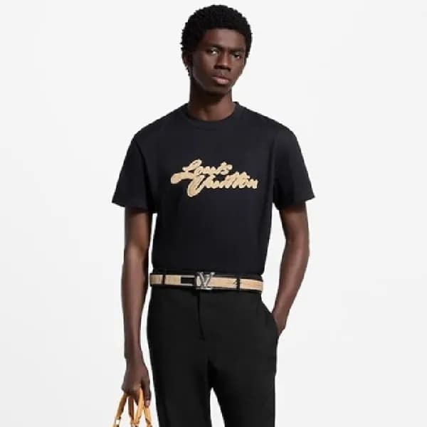 루이비통 남성 라운드 반팔 티셔츠 - Louis vuitton Mens Round Tshi… - 1