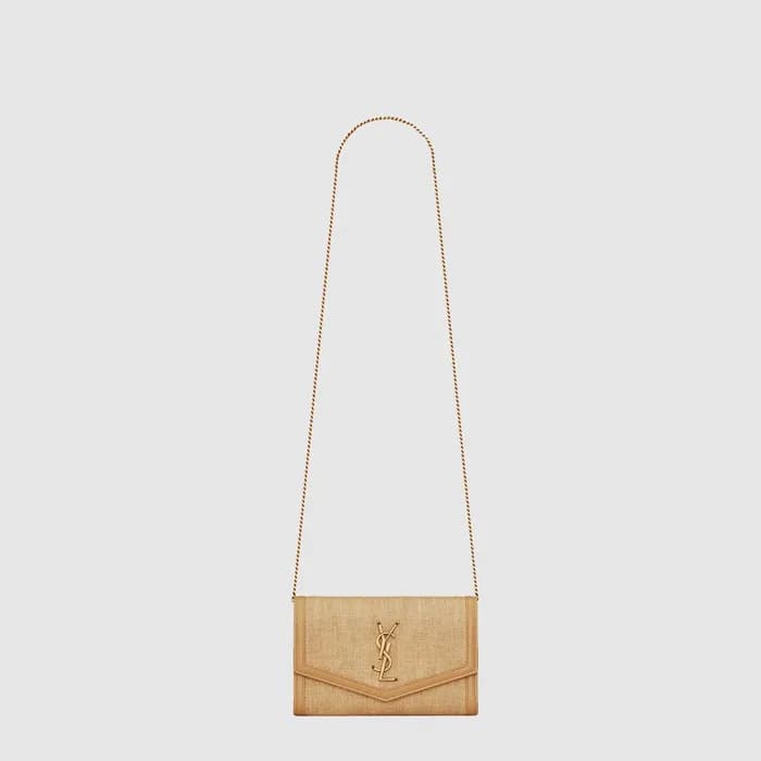 입생로랑 여성 마이크로 업타운 체인 지갑 - Saint Laurent Womens Upto… - 1