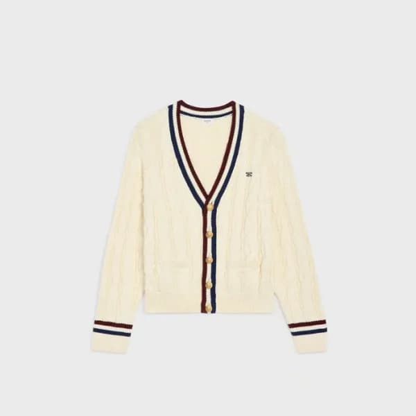 셀린느 남/녀 브이넥 가디건 - Celine Unisex V-neck Cardigan - … - 1