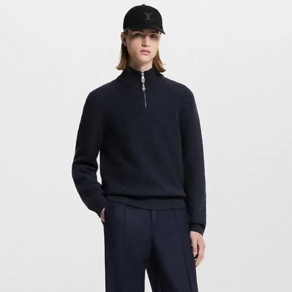 루이비통 남성 집업 스웨터 - Louis vuitton Mens Zip-up Sweater… - 1