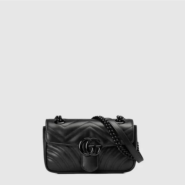 구찌 여성 GG 마몽 스몰 숄더백 - Gucci Womens GG Marmont Small… - 1