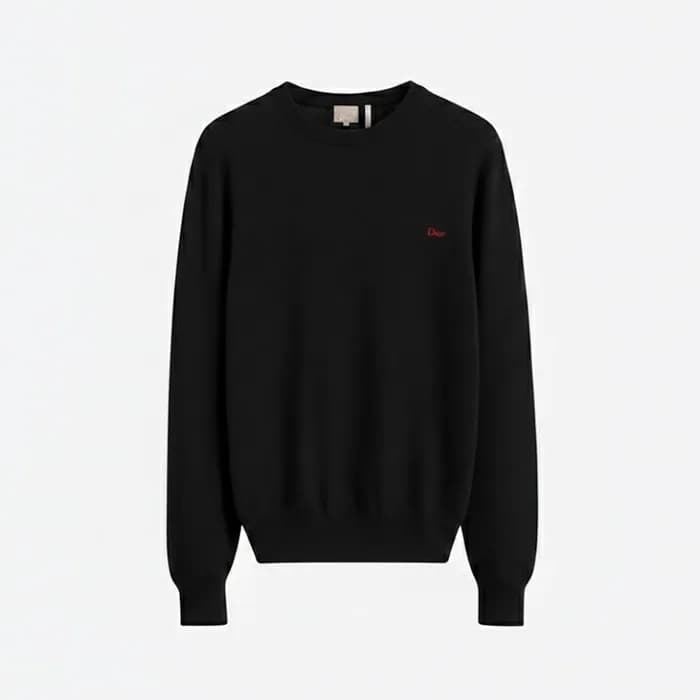 디올 남성 라운드 스웨터 - Dior Mens Round Sweater - dic13440… - 1