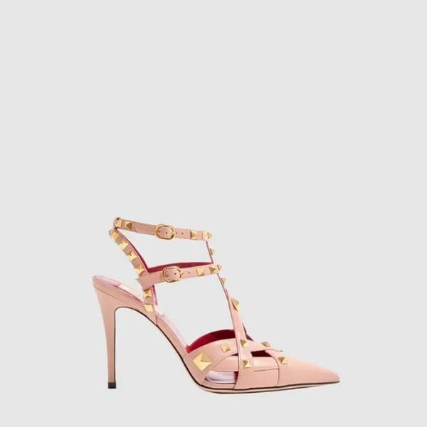 발렌티노 여성 스터디 키드스킨 펌프스 - Valentino Womens Study Kid … - 1