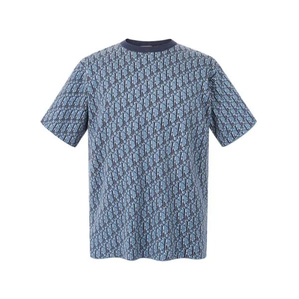 디올 남성 라운드 반팔 티셔츠 - Dior Mens Round Tshirt - dic138… - 1