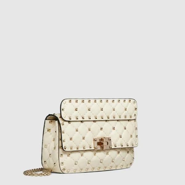 발렌티노 여성 스몰 브이슬링 탑 핸들 백 - Valentino Womens Small V-… - 1