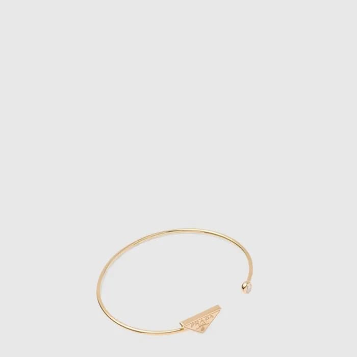 프라다 여성 골드 브레이슬릿 - Prada Womens Gold Bracelet - acc10297x - 1