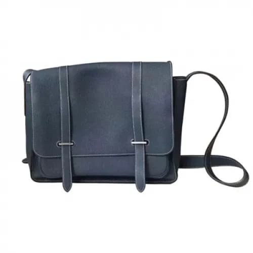[에르메스] 블루 가죽 남성용 크로스백 he0003b - Hermes Blue Mens C… - 1