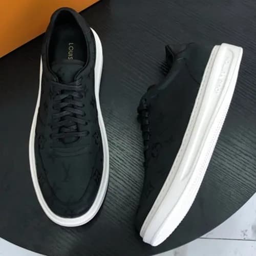 LOUIS VUITTON 2018 MENS LEATHER SKEAKERS - 루이비통 남성… - 1