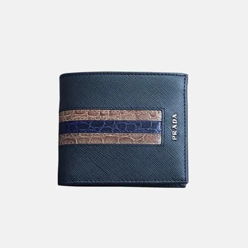Prada 2018 Mens Saffiano Bifold Wallet - 프라다 남성 신상… - 1