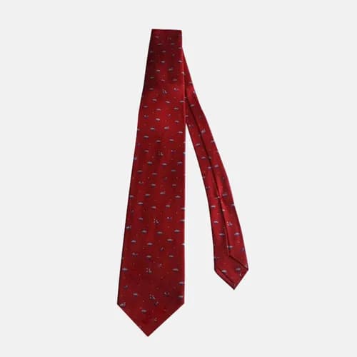 BVLGARI MENS NECKTIE RED - 불가리 남성용 넥타이 레드 - 1