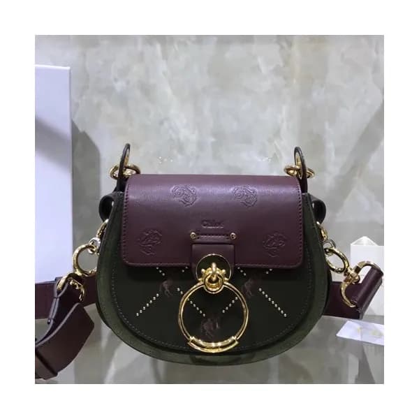 Chole 2019 Tess Leather Shoulder Bag, 20cm - 끌로에 … - 1