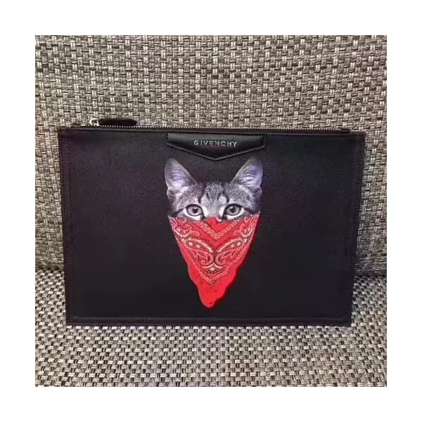 Givenchy 2018 Leather Clutch Bag,30cm - 지방시 2018 레… - 1