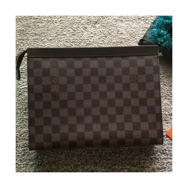 Louis Vuitton Pochette Voyage Monogram Eclipse Clu… - 1